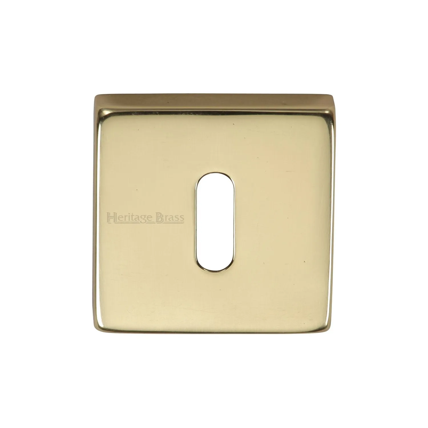 54 x 54mm Square Keyhole Escutcheon Concealed Fix