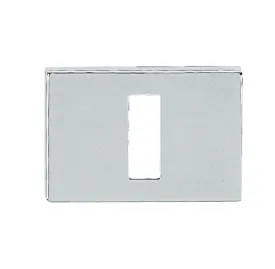 Atlantic Rectangular Key Escutcheon (Polished Chrome)