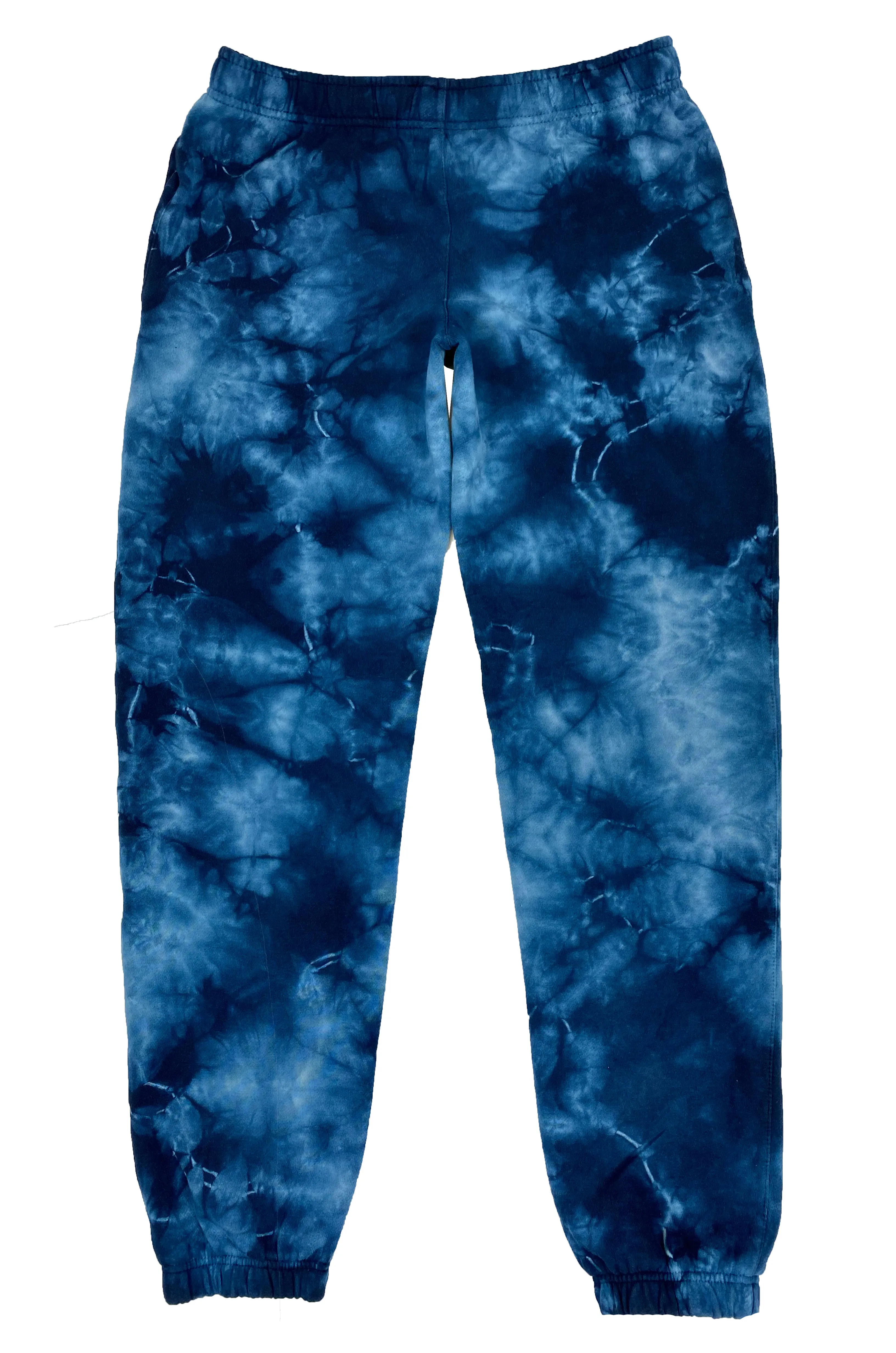 Blue Crystal Wash Joggers