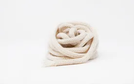 BRAIDED COTTON CORD 9 MM - NATURAL