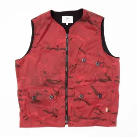 Brompton Red & Black Camo Ripstop Gilet