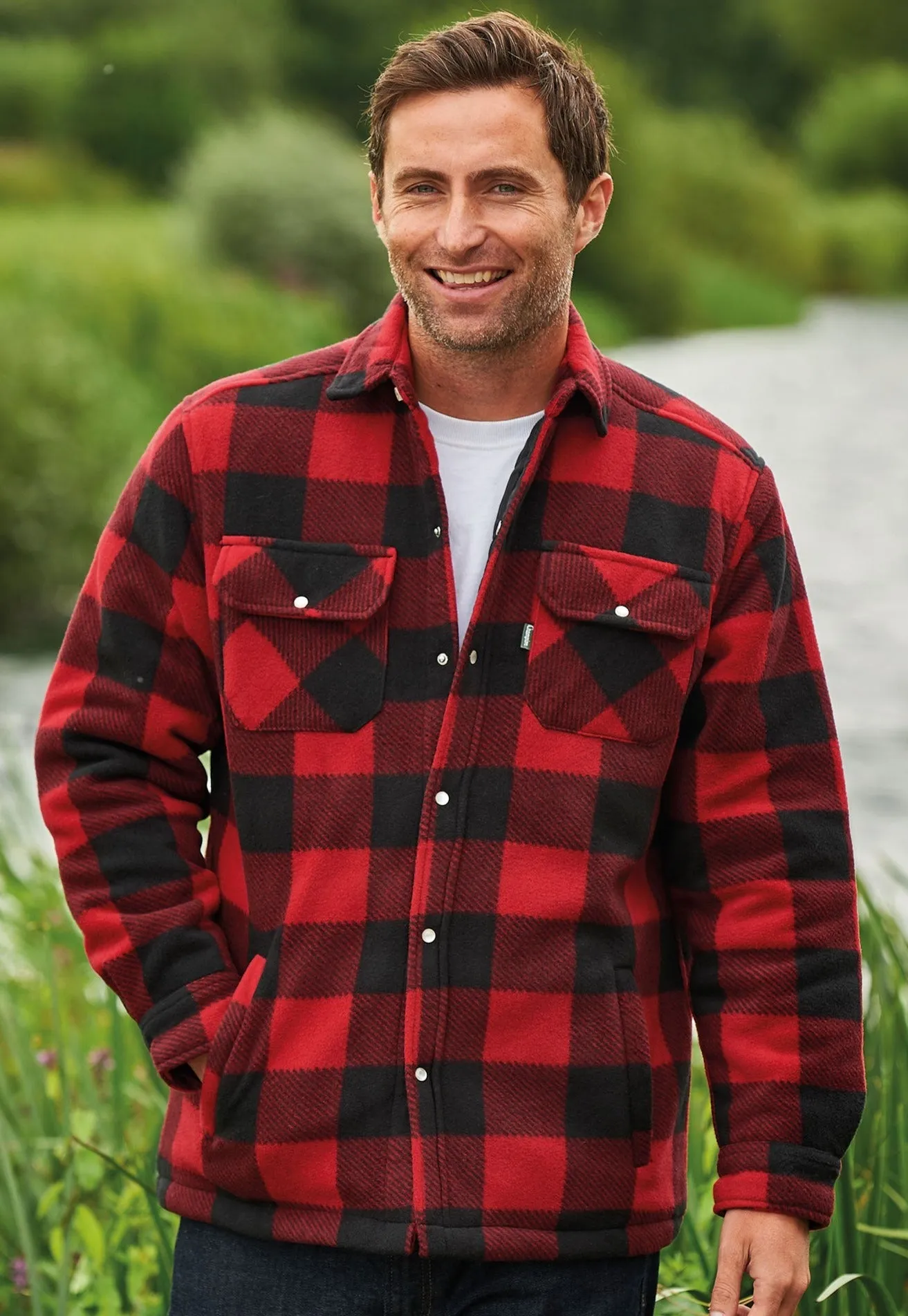 Champion Kinross Padded Fleece Lumberjack Shirt