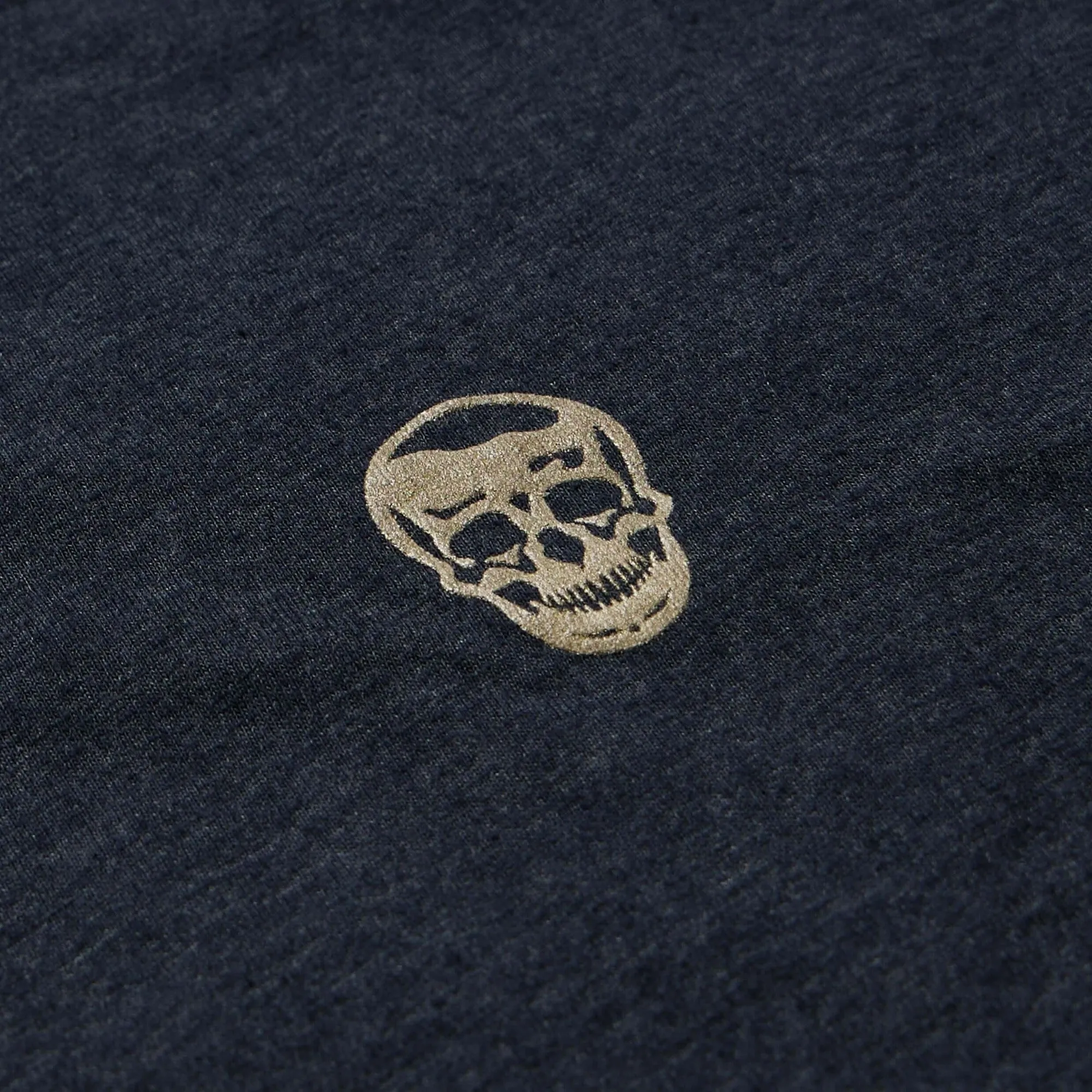 Core Skull Shirt - Navy/Gold