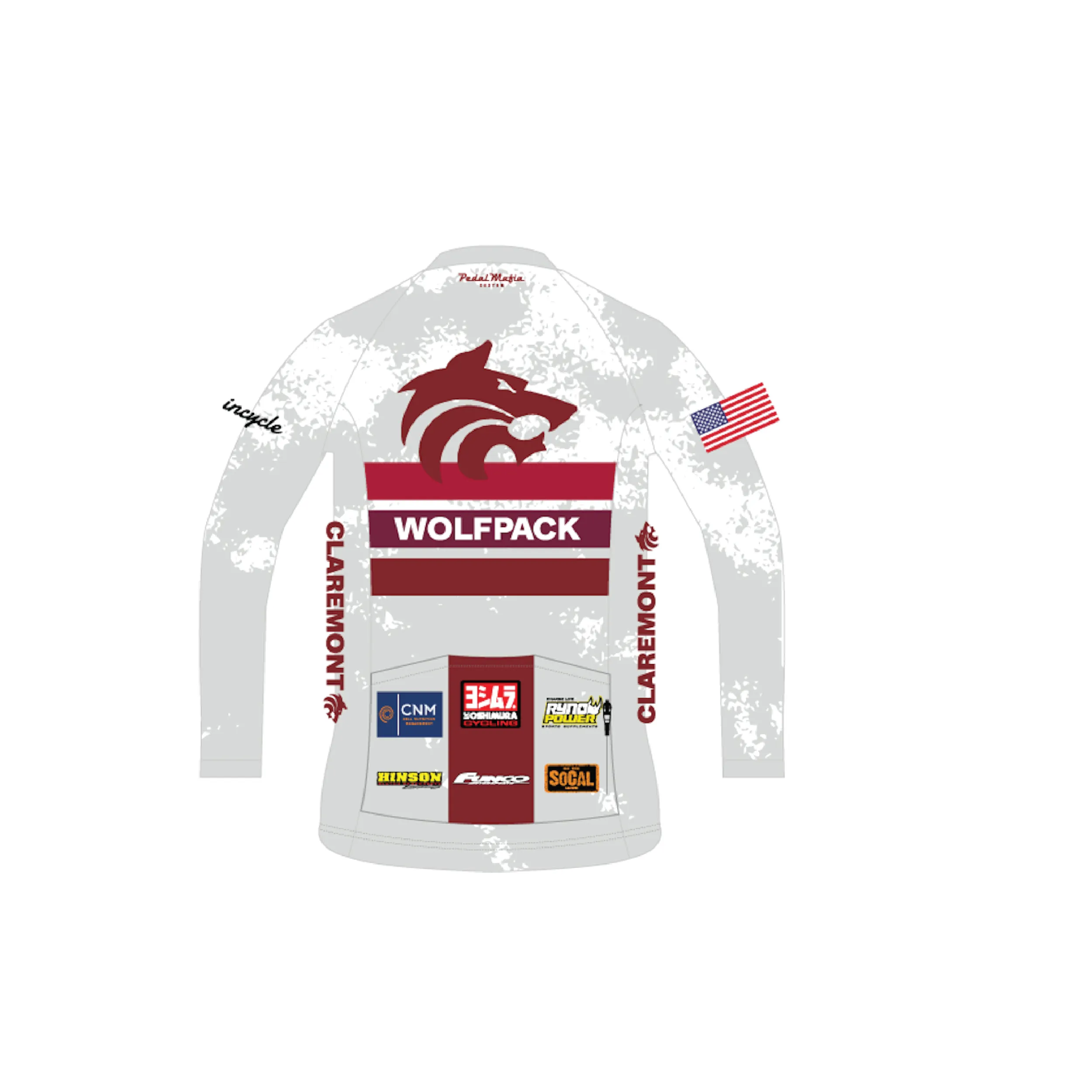 Custom Thermal Jacket - CLAREMONT WOLFPACK