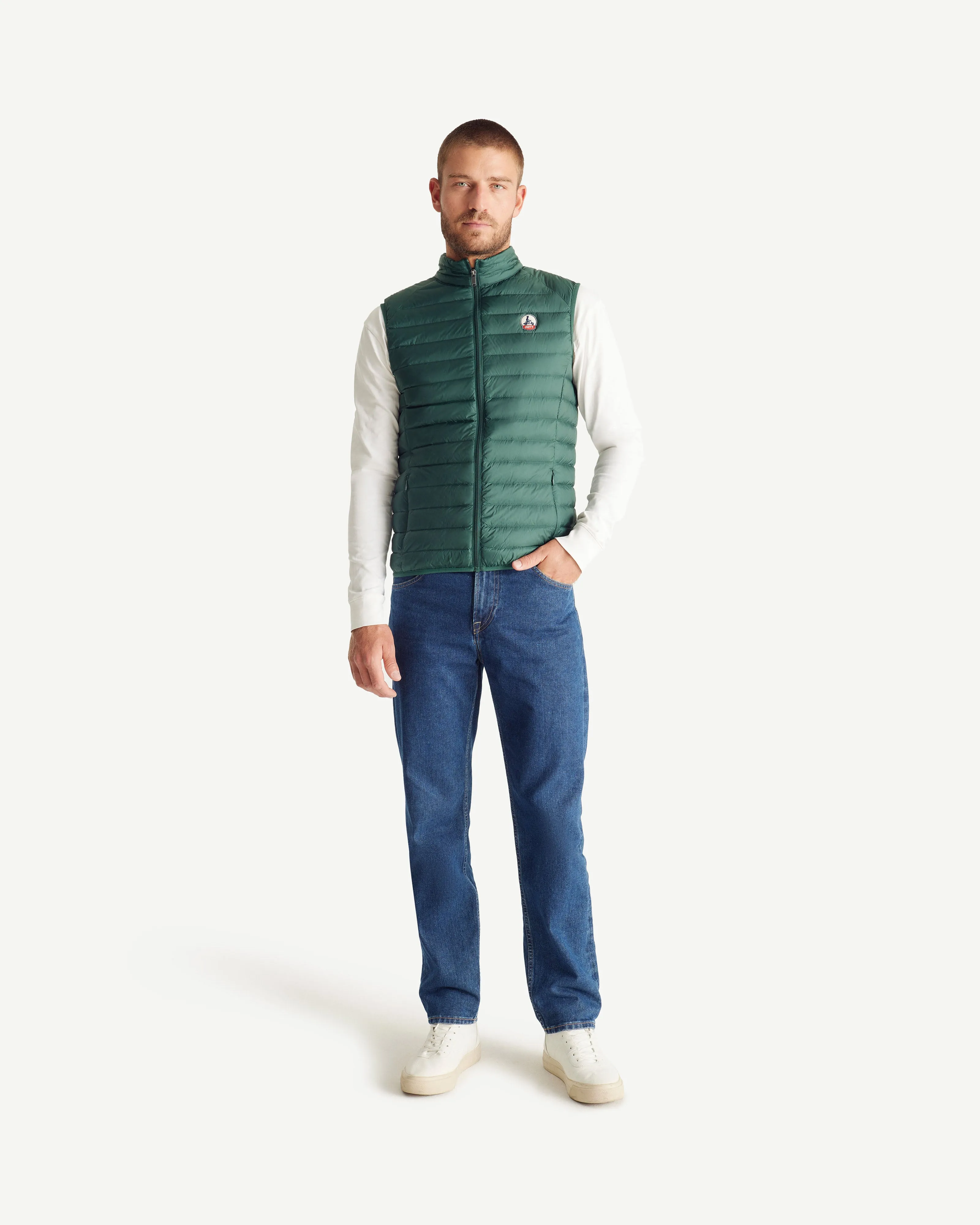 Deep forest Tom sleeveless puffer jacket