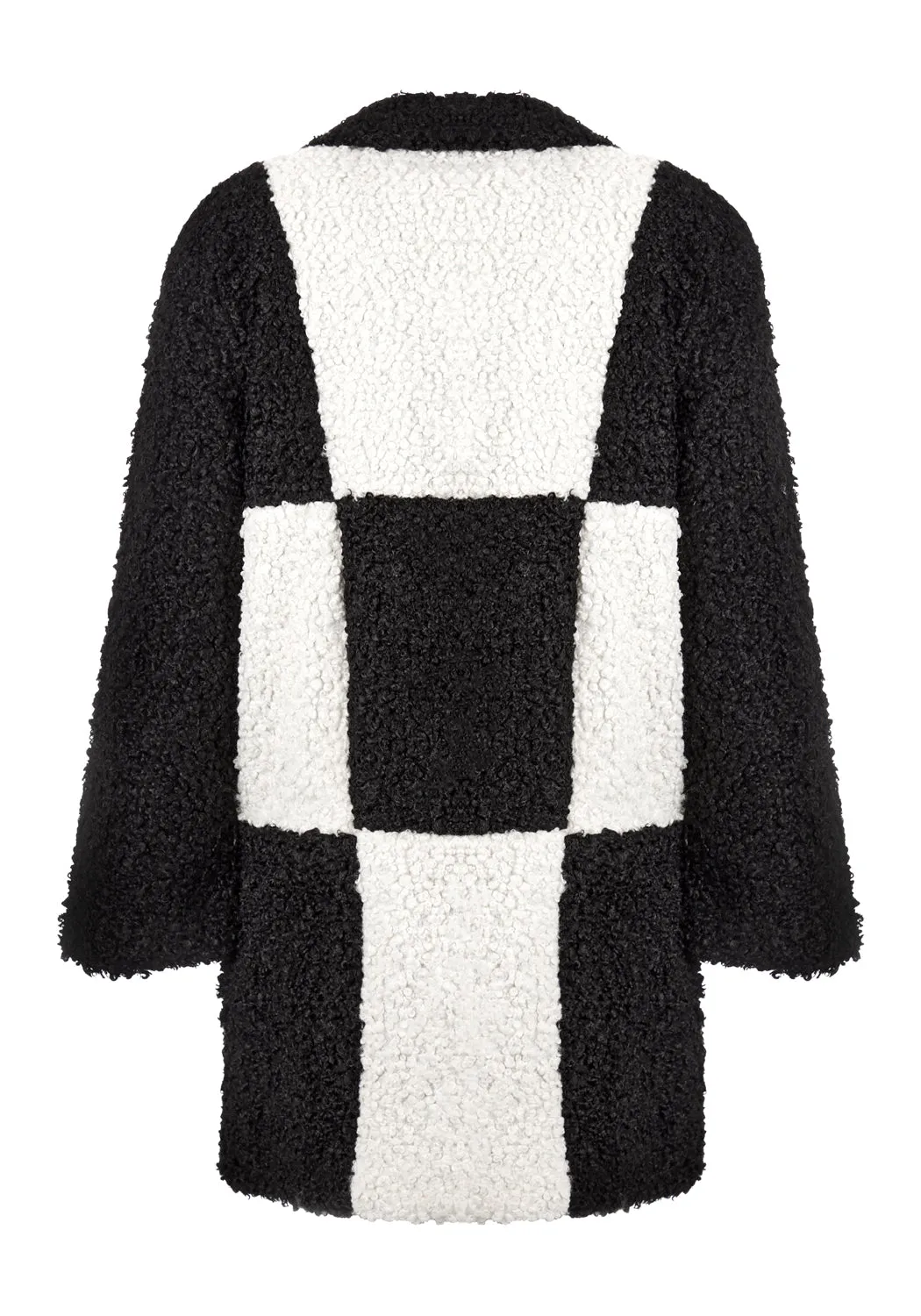 Dreamtime Checkerboard Teddy Coat