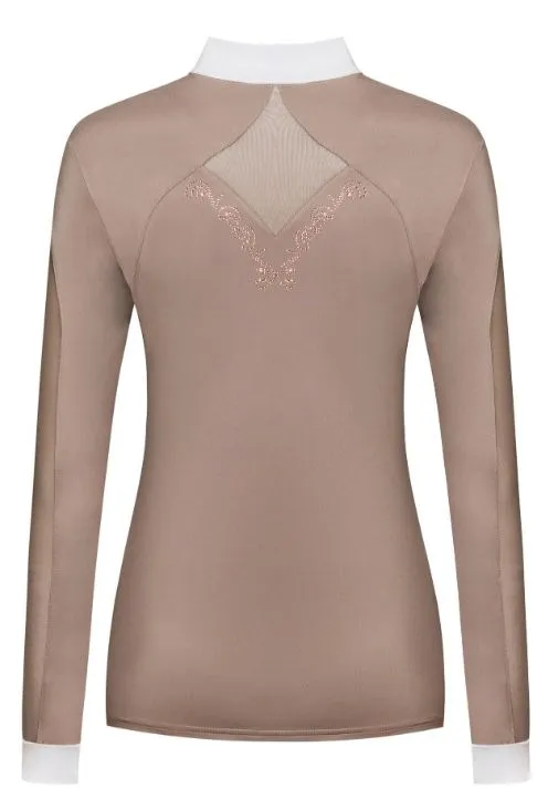 Fair Play Competition Shirt Long Sleeve CATHRINE ROSEGOLD M New w/Tags