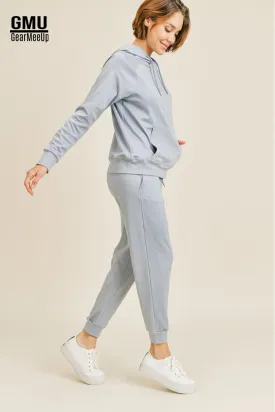 Fleece-Lined Pullover and Jogger Set