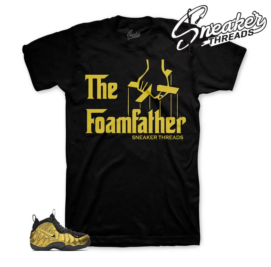 Foamposite Metallic Gold Foam Father Shirt