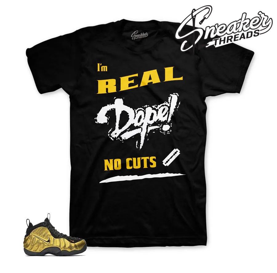 Foamposite Metallic Gold No Cuts Shirt