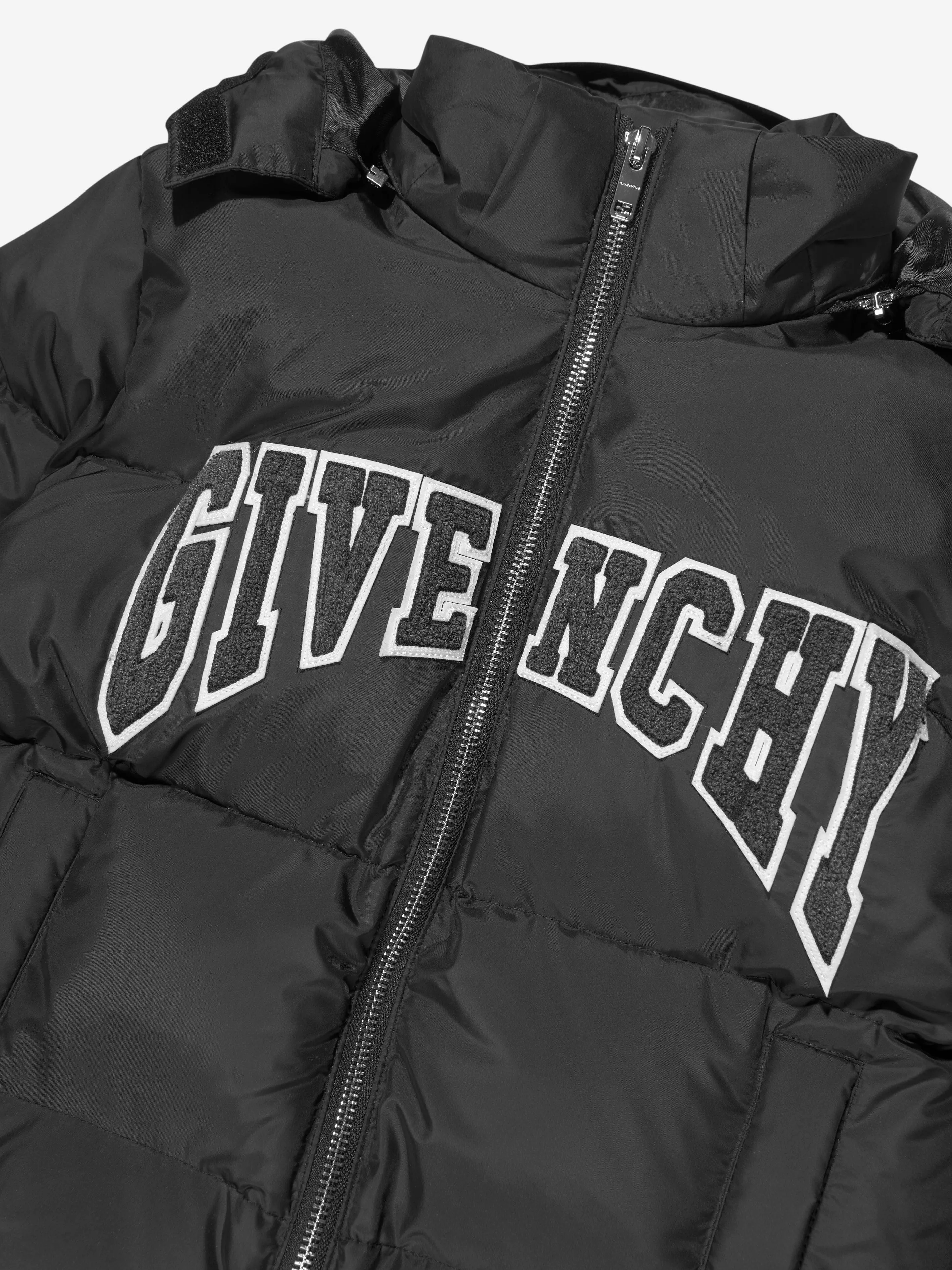 Givenchy Boys Down Padded Puffer Jacket in Black