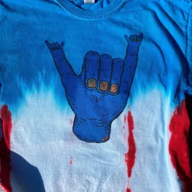 Hang Loose 'Merica tie dye shirt (LARGE)