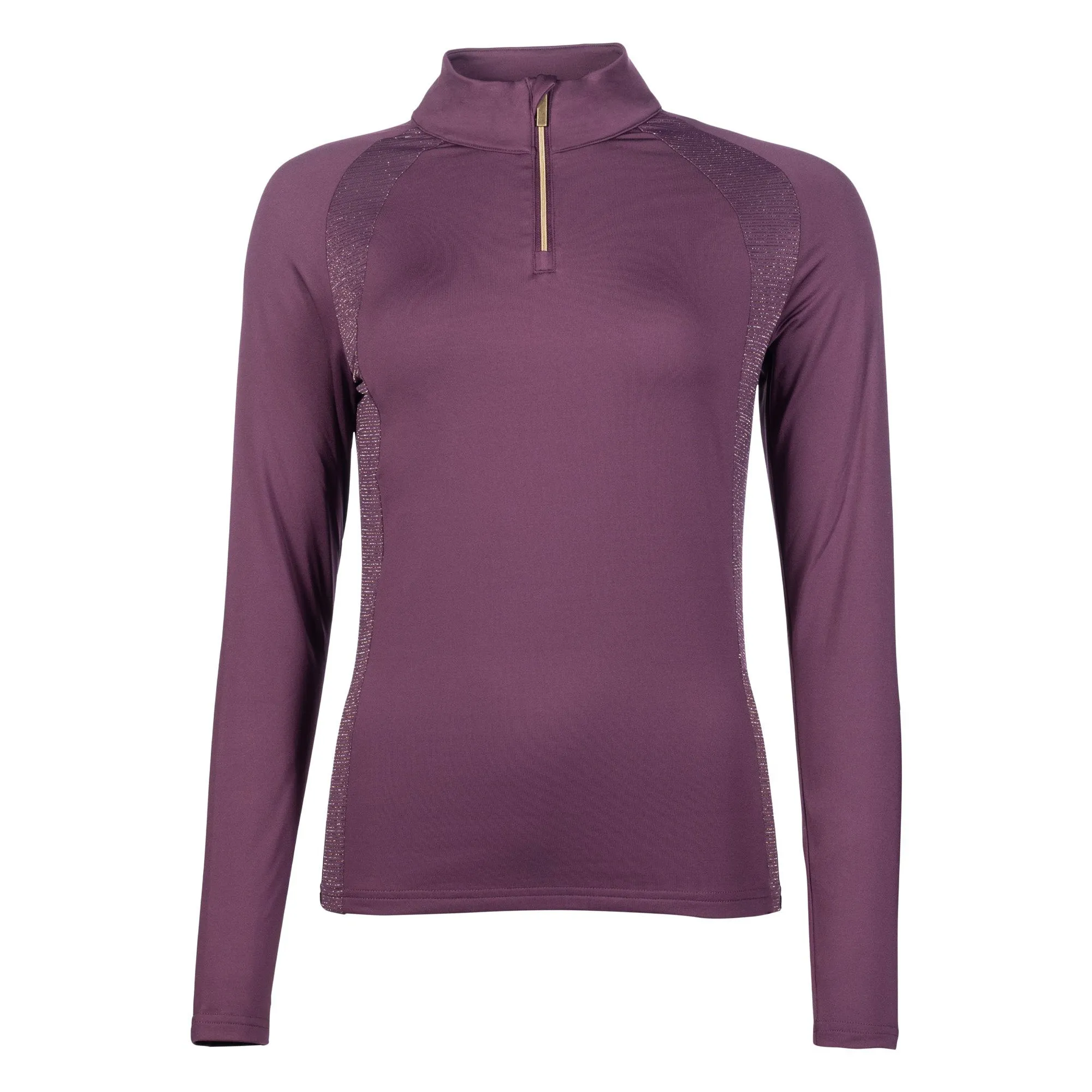 Hkm Ladies Basil Functional Shirt - Dark Lilac