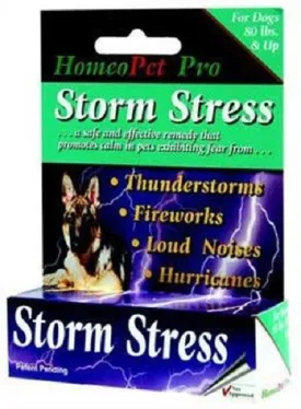 HomeoPet- Storm Stress - For Dogs 80lbs and Up - SALE