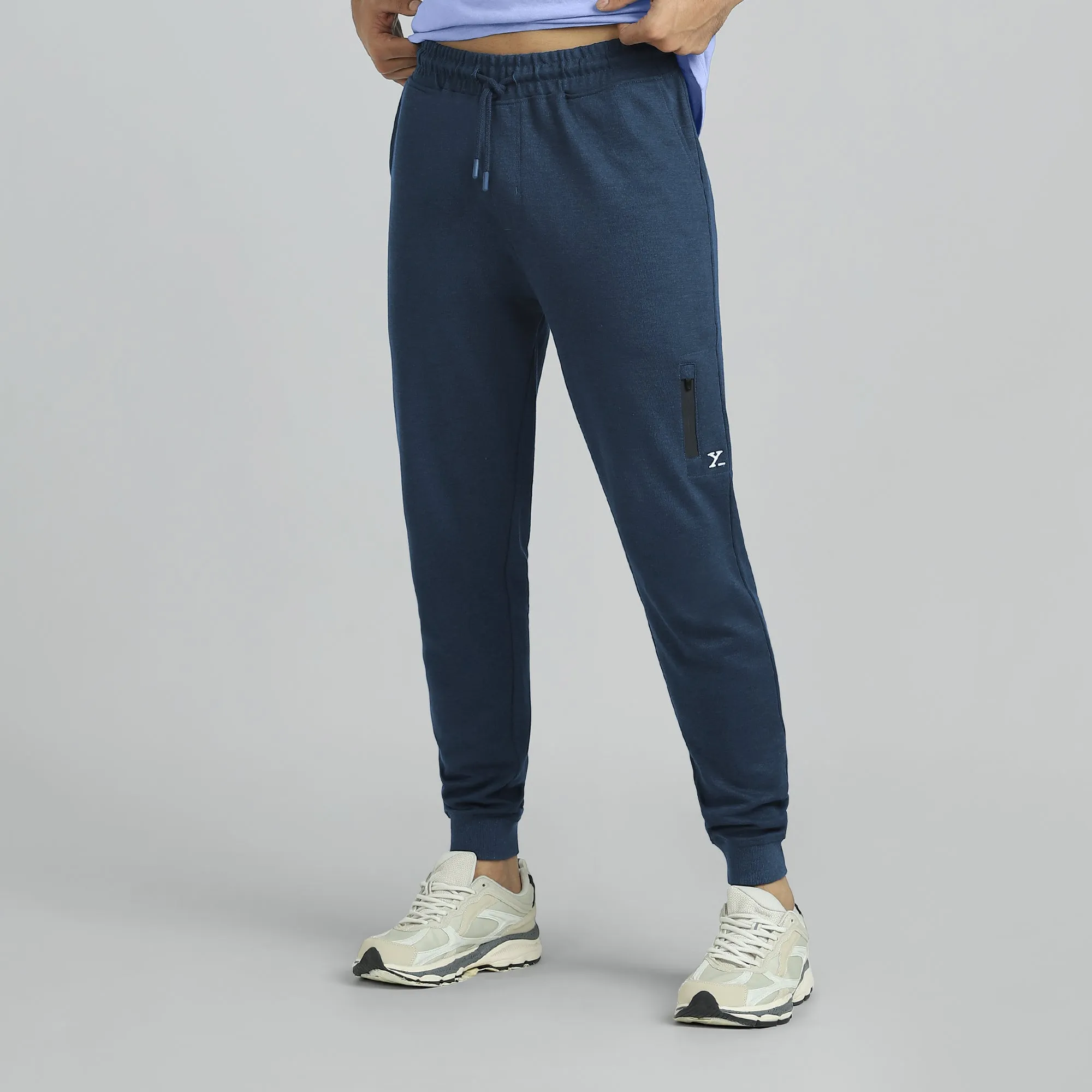 Hype Cotton Rich Joggers Midnight Blue