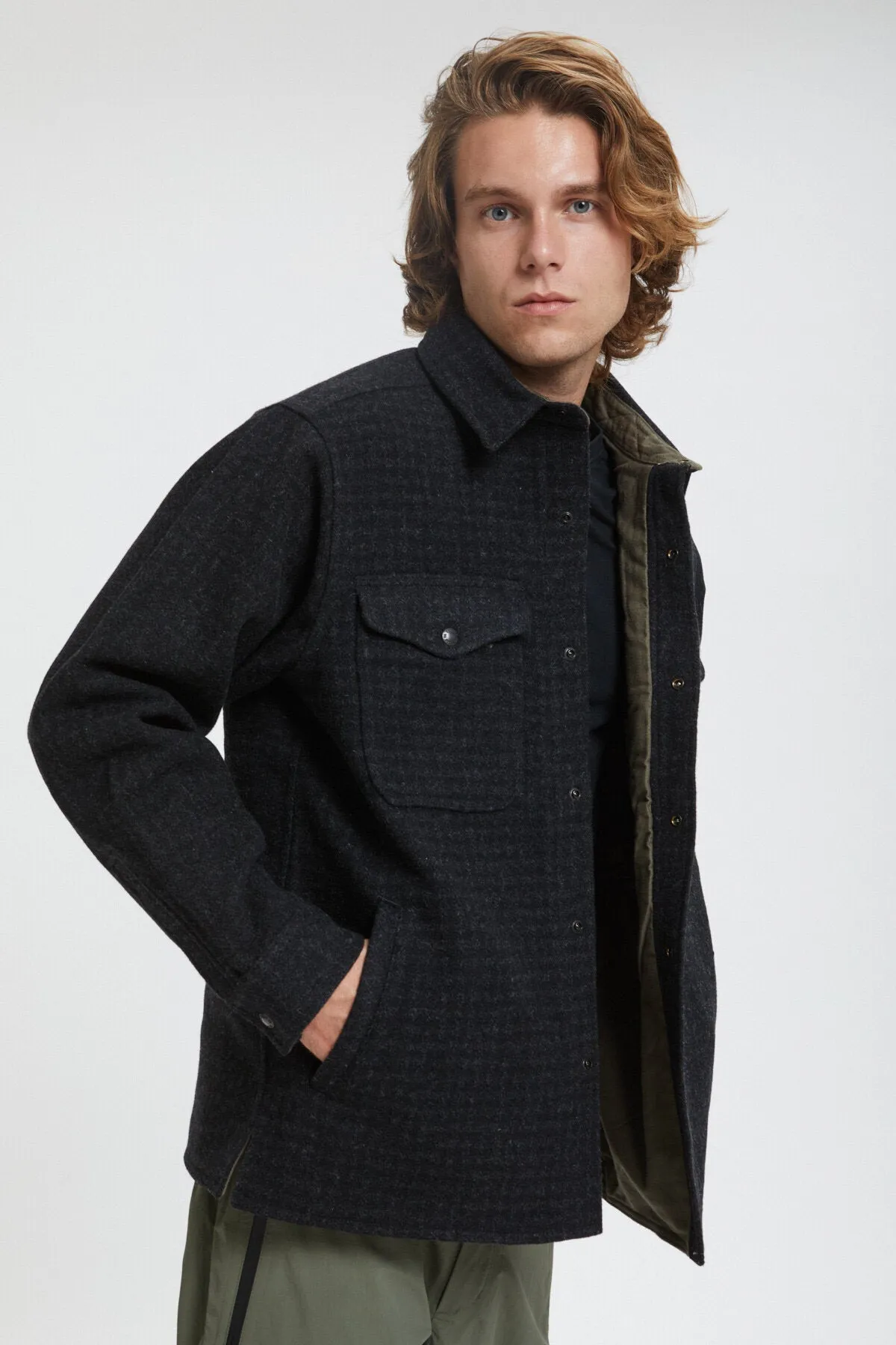 LINED MACKINAW WOOL JAC-SHIRT