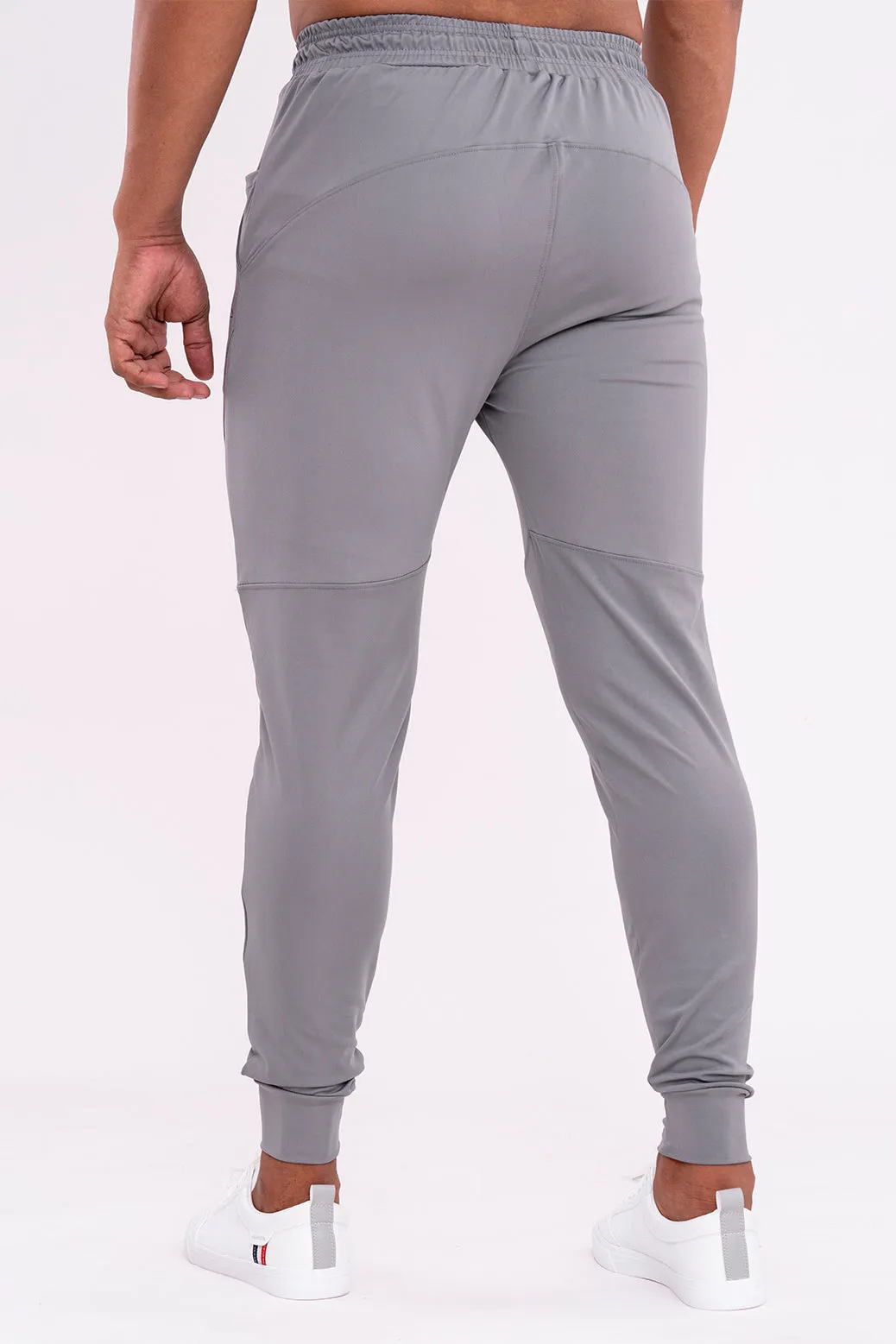 MINIMAL BUZZ Unstoppable Slim Fit Joggers- Metal Grey