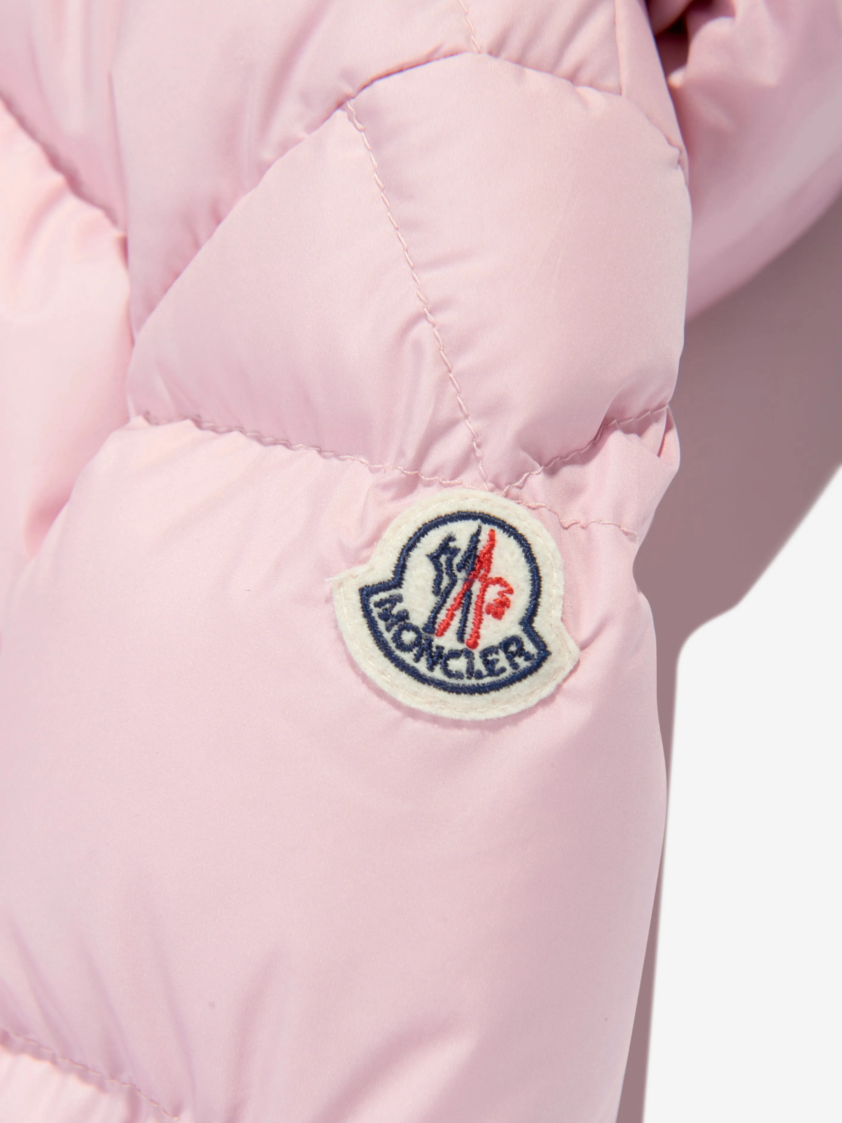 Moncler Enfant Baby Girls Down Padded Sharon Jacket in Pink