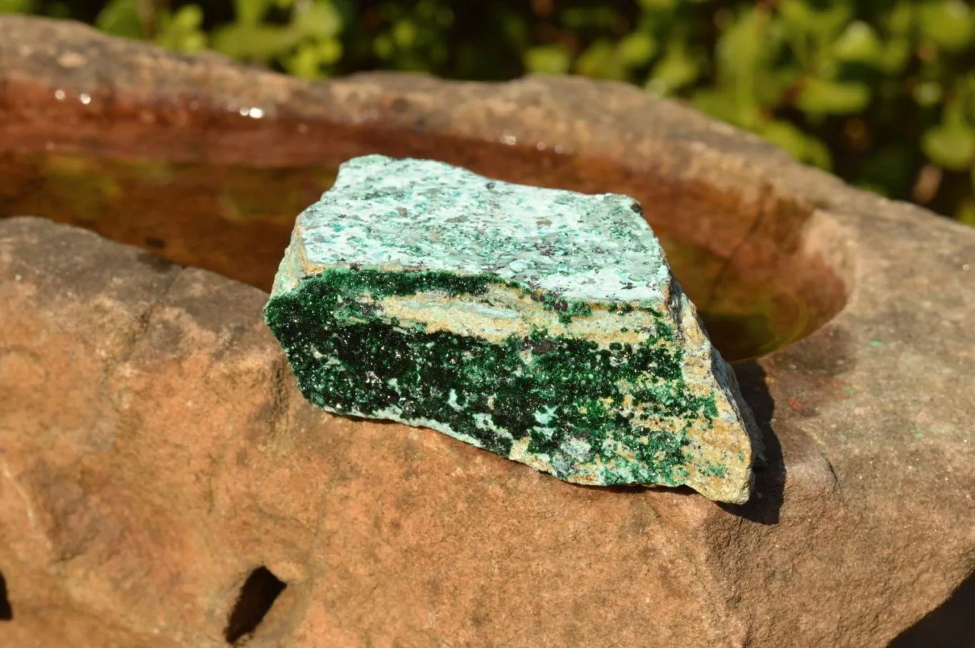 Natural Drusy Crystalline Chrysocolla With Malachite & Black Heterogenite x 8 From Likasi, Congo