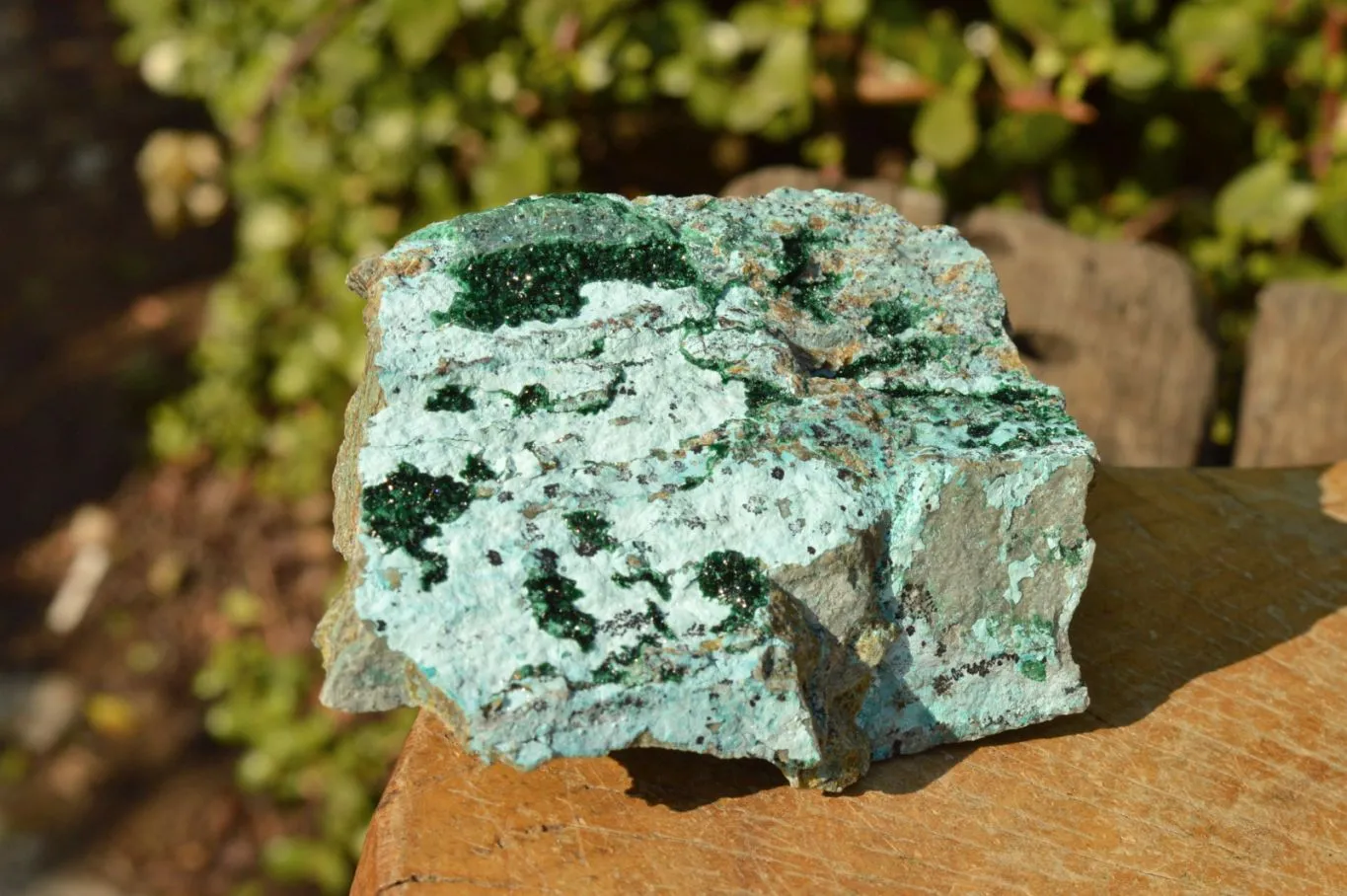 Natural Drusy Crystalline Chrysocolla With Malachite & Black Heterogenite x 8 From Likasi, Congo