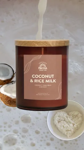 Pacha Soap Co. Coconut & Rice Milk Candle