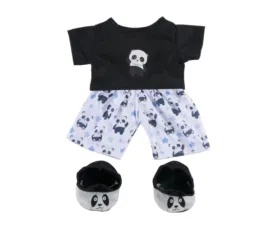 Panda PJ & Slippers Teddy Bear Outfit