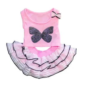 Pink Tutu Teddy Bear Outfit