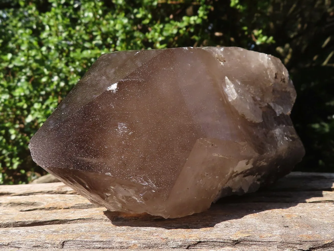 Polished Large Smokey Quartz Crystals  x 2 From Mulanje, Malawi