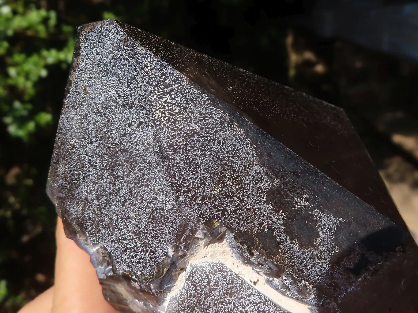 Polished Large Smokey Quartz Crystals  x 2 From Mulanje, Malawi