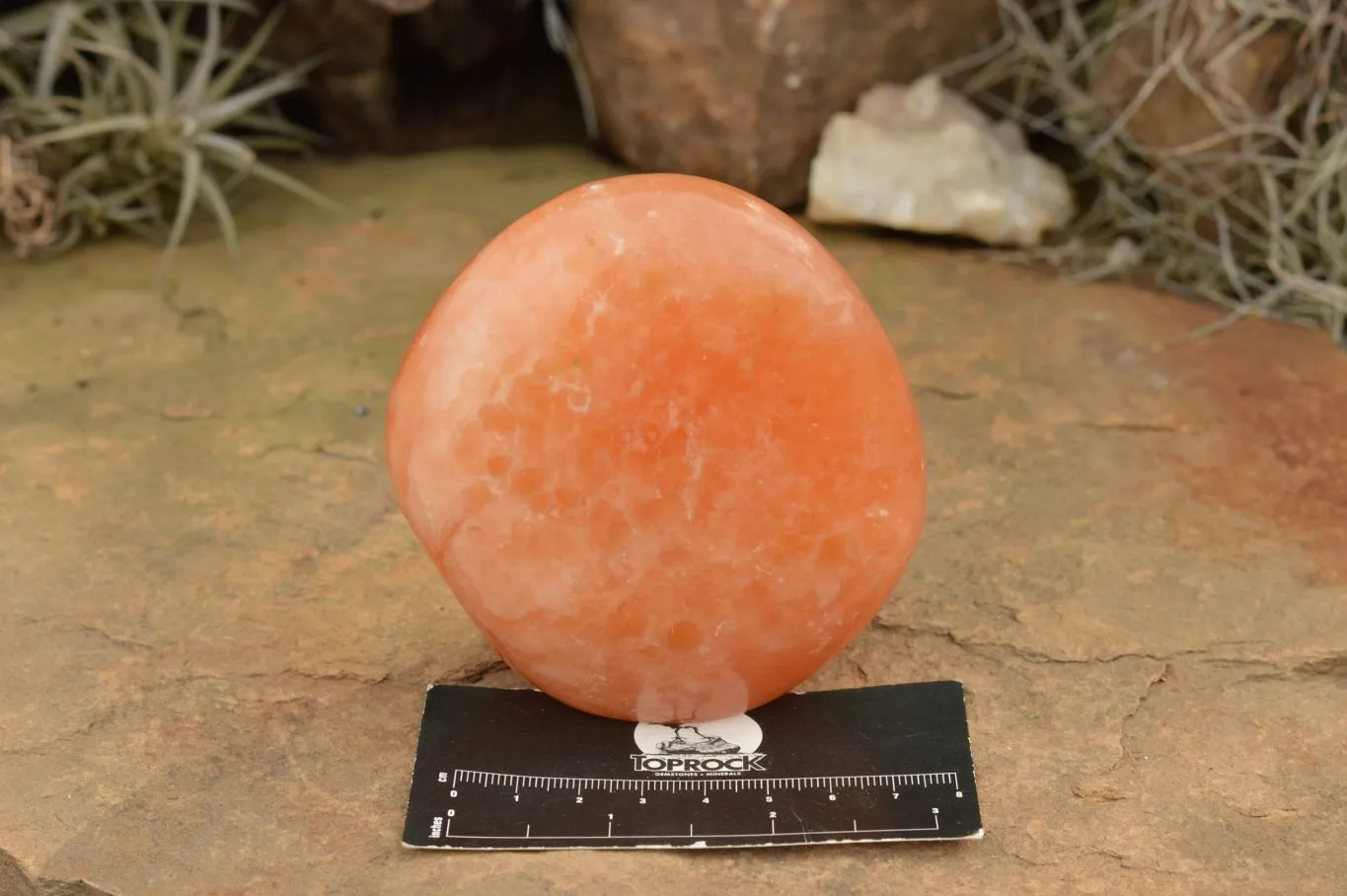 Polished Orange Twist Calcite Standing Free Forms  x 4 From Maevantanana, Madagascar