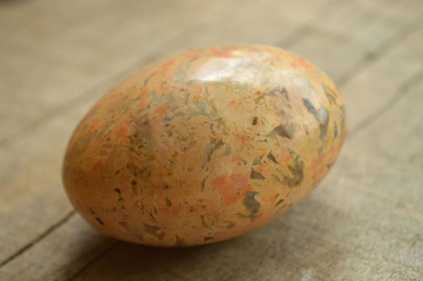 Polished Peachy Runestone Feldspar Gallets x 12 From Kings Ranch, Zimbabwe