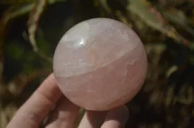 Polished Pink Rose Quartz Spheres x 4 From Ambatondrazaka, Madagascar