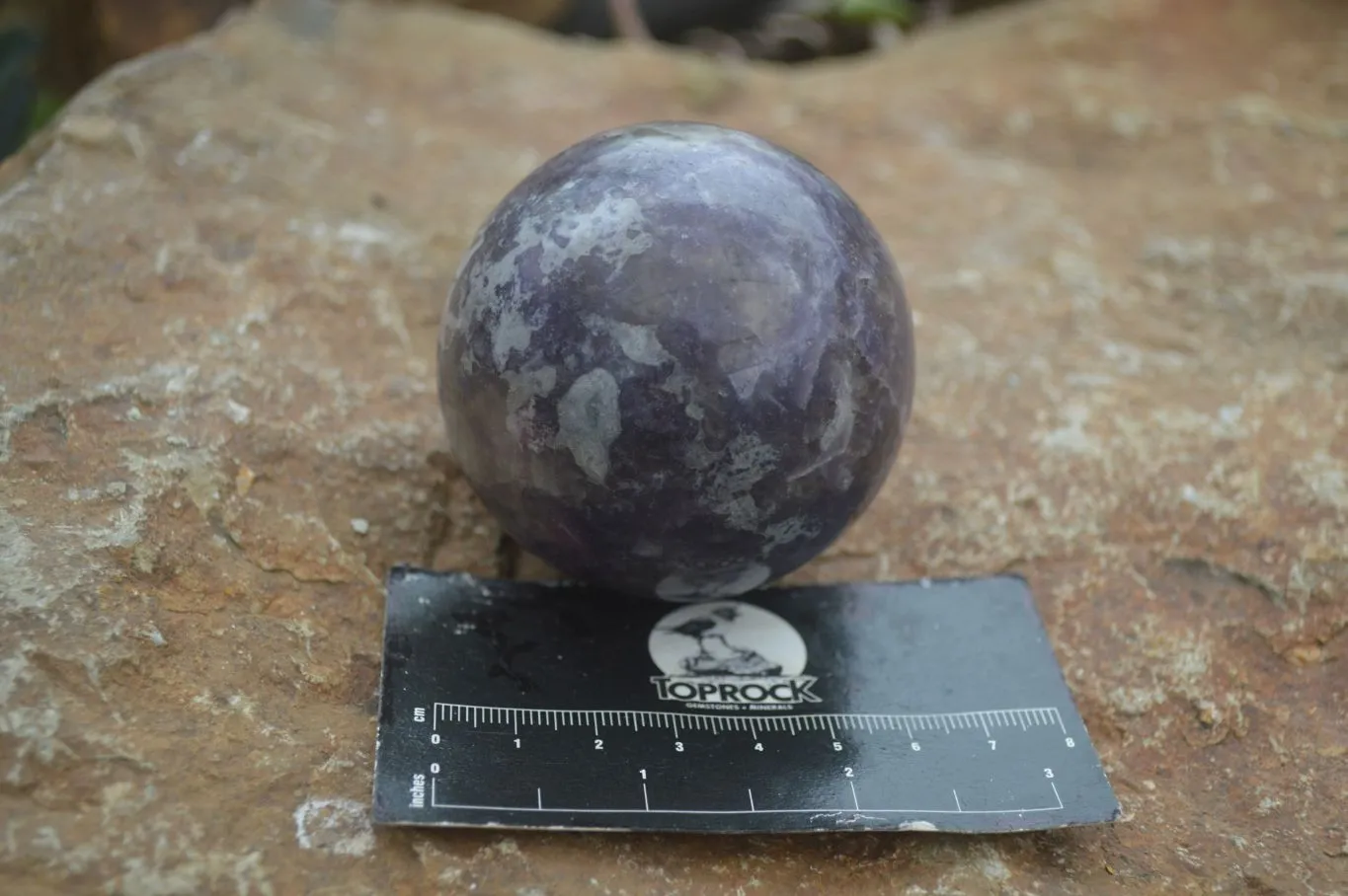 Polished Purple Rubellite Spheres (Some With Rubellite) x 6 From Madagascar