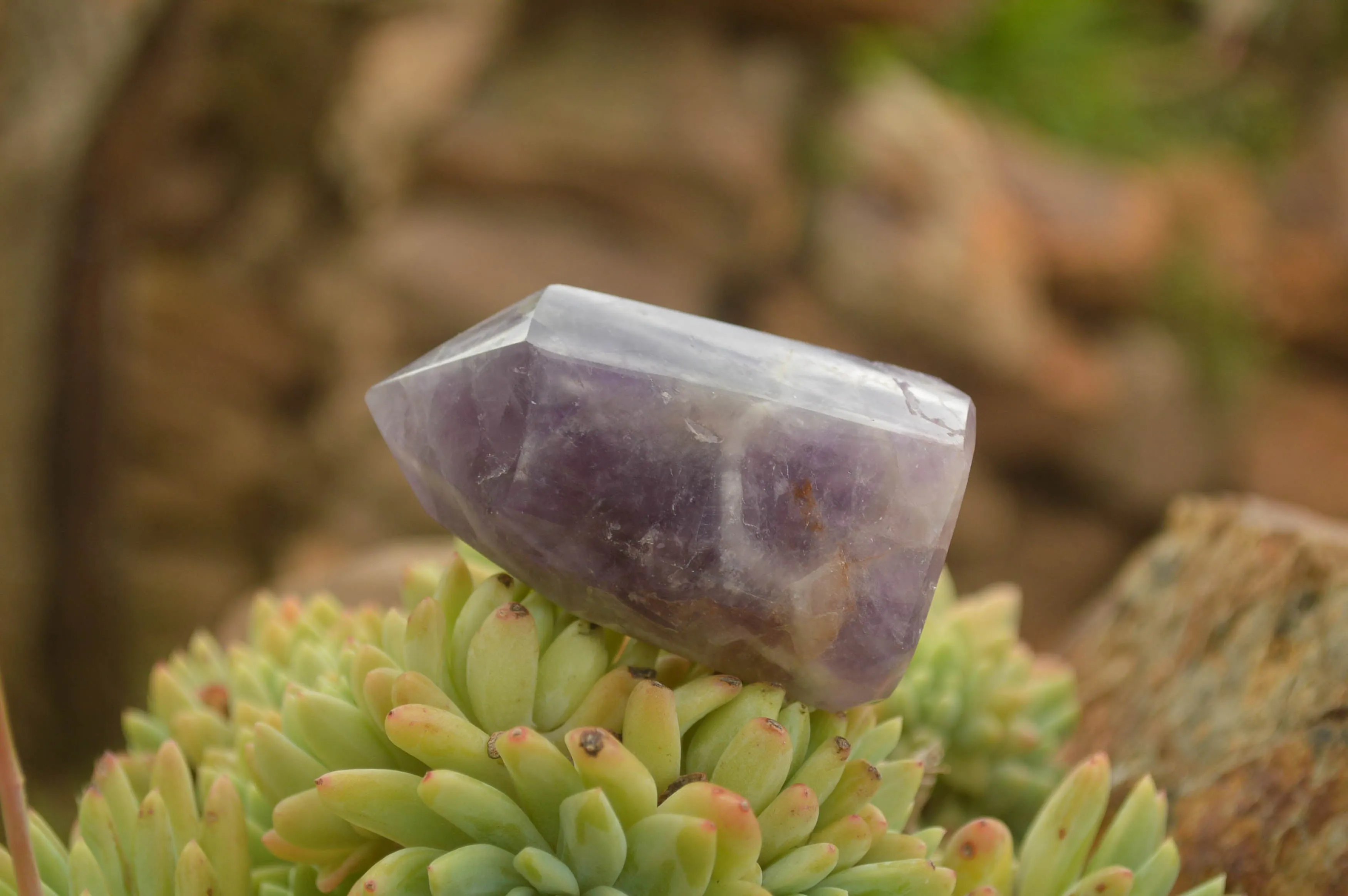 Polished Smokey Amethyst Points x 12 From Madagascar