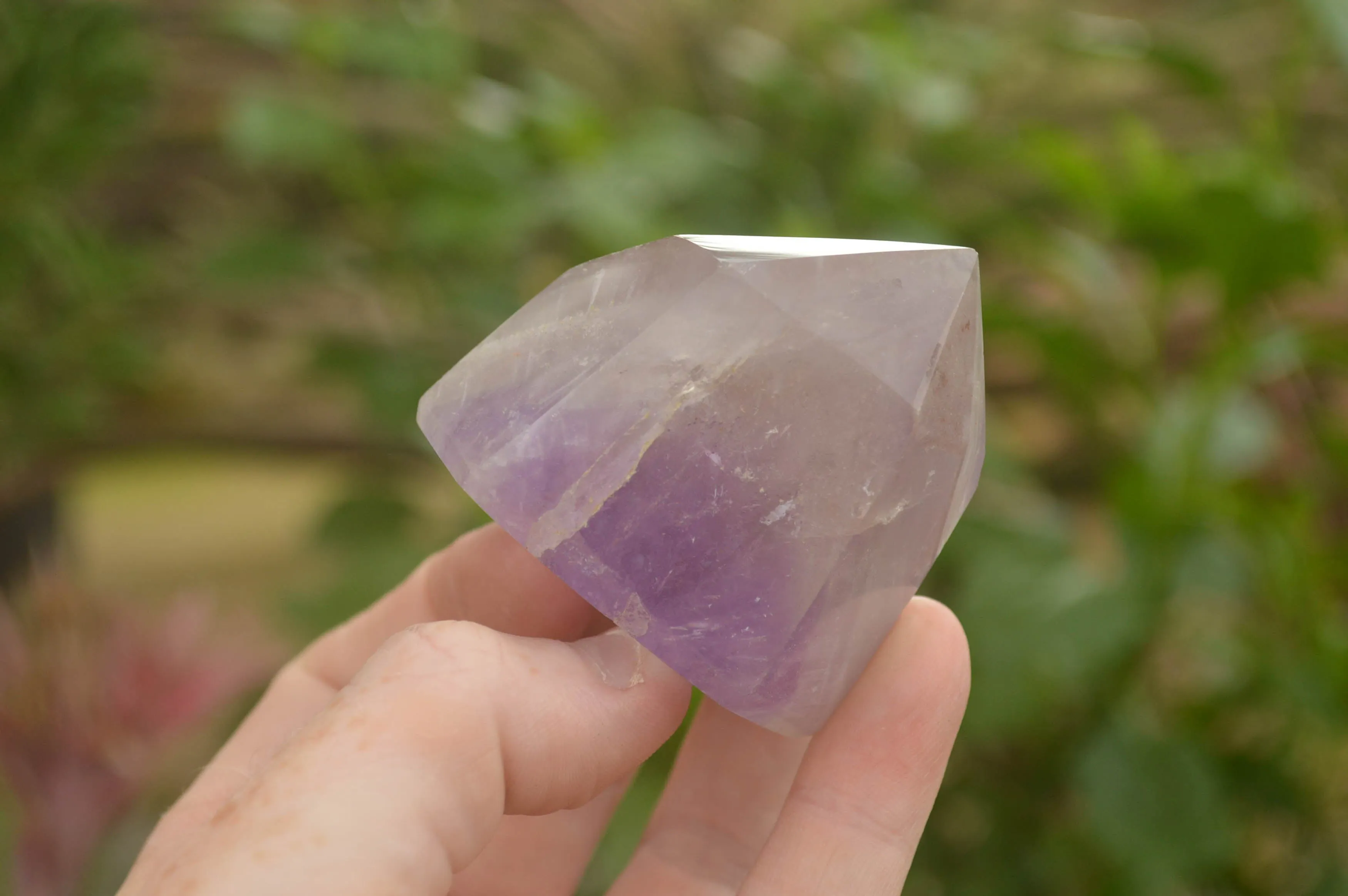 Polished Smokey Amethyst Points x 12 From Madagascar