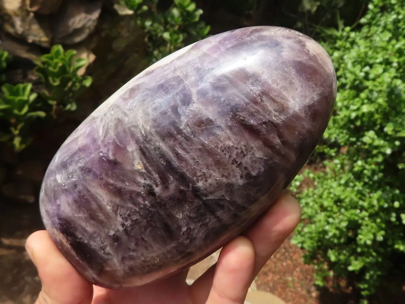 Polished Smokey Dream Amethyst Standing Free Forms x 2 From Madagascar