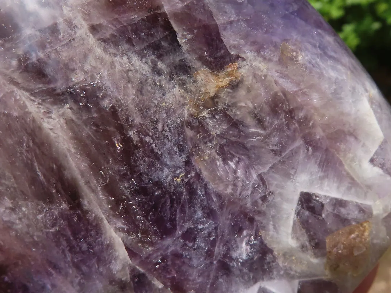 Polished Smokey Dream Amethyst Standing Free Forms x 2 From Madagascar