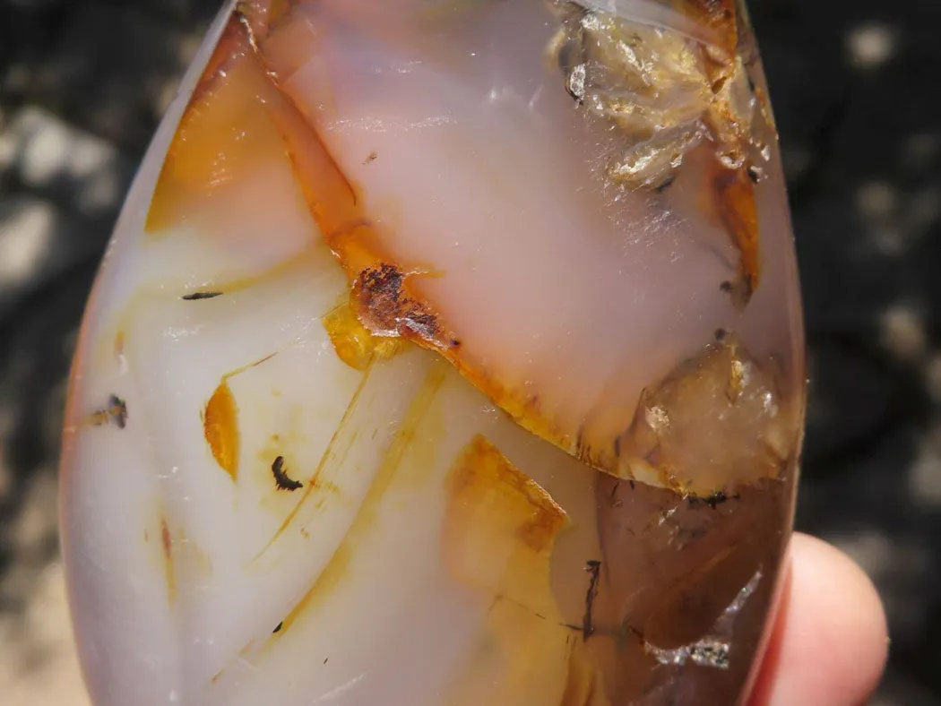 Polished Stunning Selection Of Dendritic & Coral Flower Agate Standing Free Forms x 4 From Madagascar