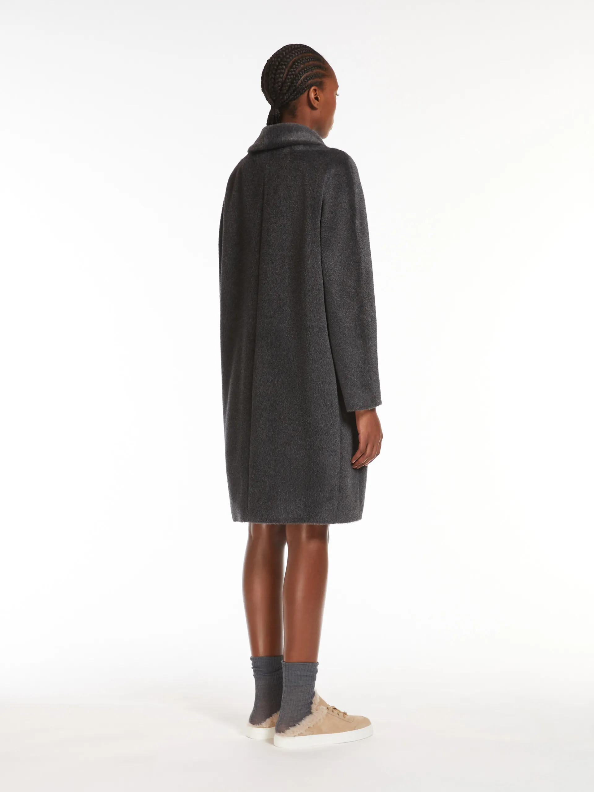 Roseto midi alpaca and wool coat