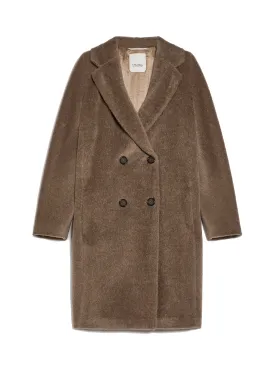 Roseto midi alpaca and wool coat