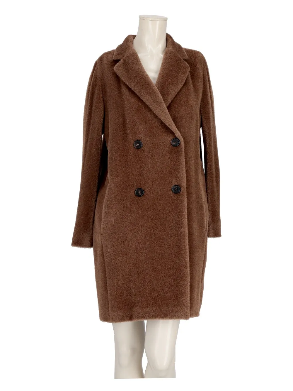 Roseto midi alpaca and wool coat