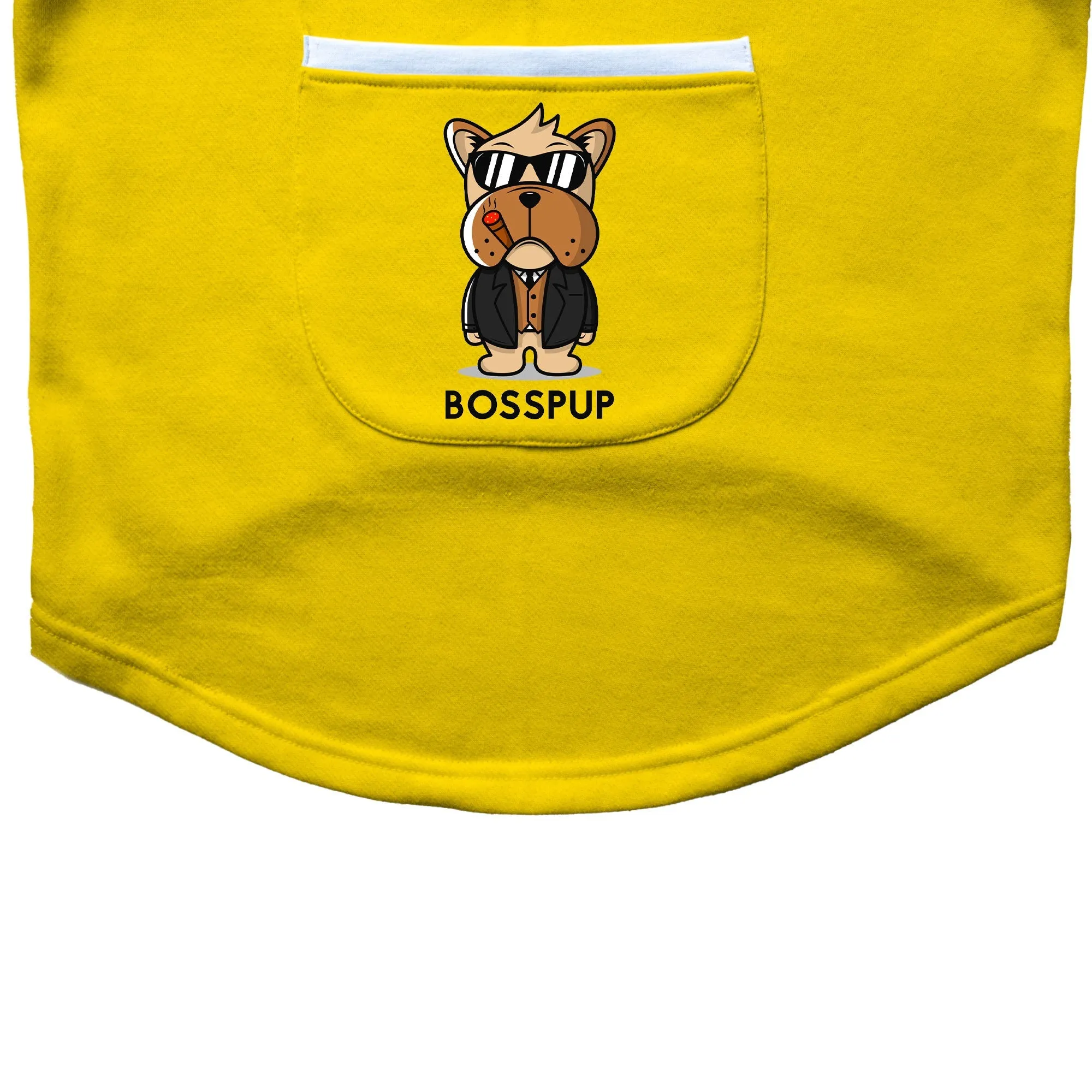 Ruse 'Basics' "Bosspup" Printed Crew Neck Full Sleeve Expedition Sweatshirt For Dogs