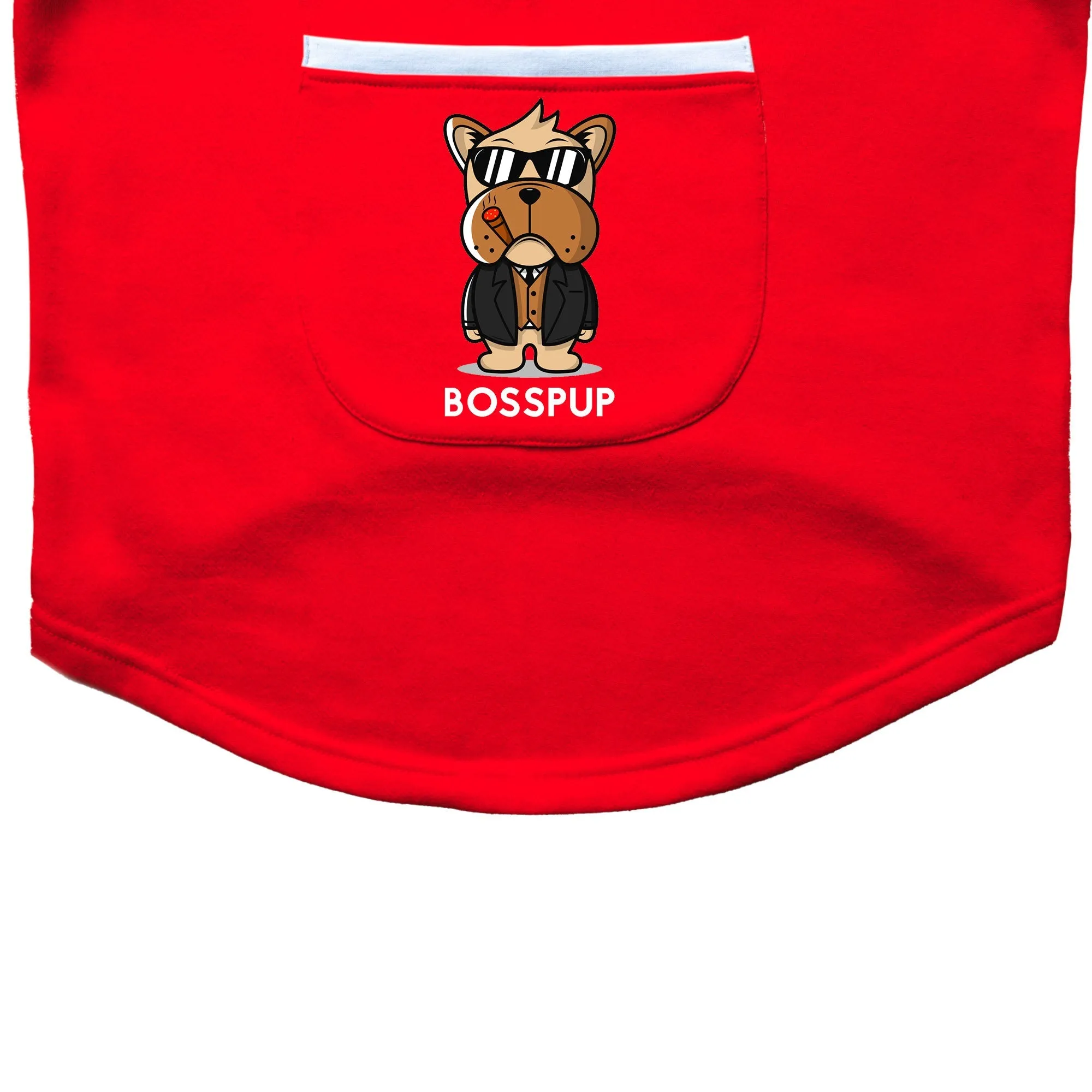 Ruse 'Basics' "Bosspup" Printed Crew Neck Full Sleeve Expedition Sweatshirt For Dogs