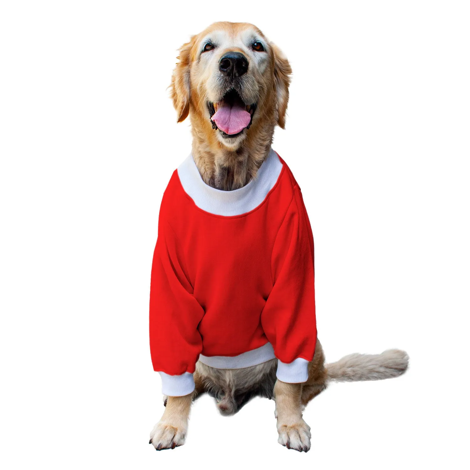 Ruse 'Basics' "I Ate Santa's Cookies" Printed Crew Neck Full Sleeve Sweatshirt For Dogs