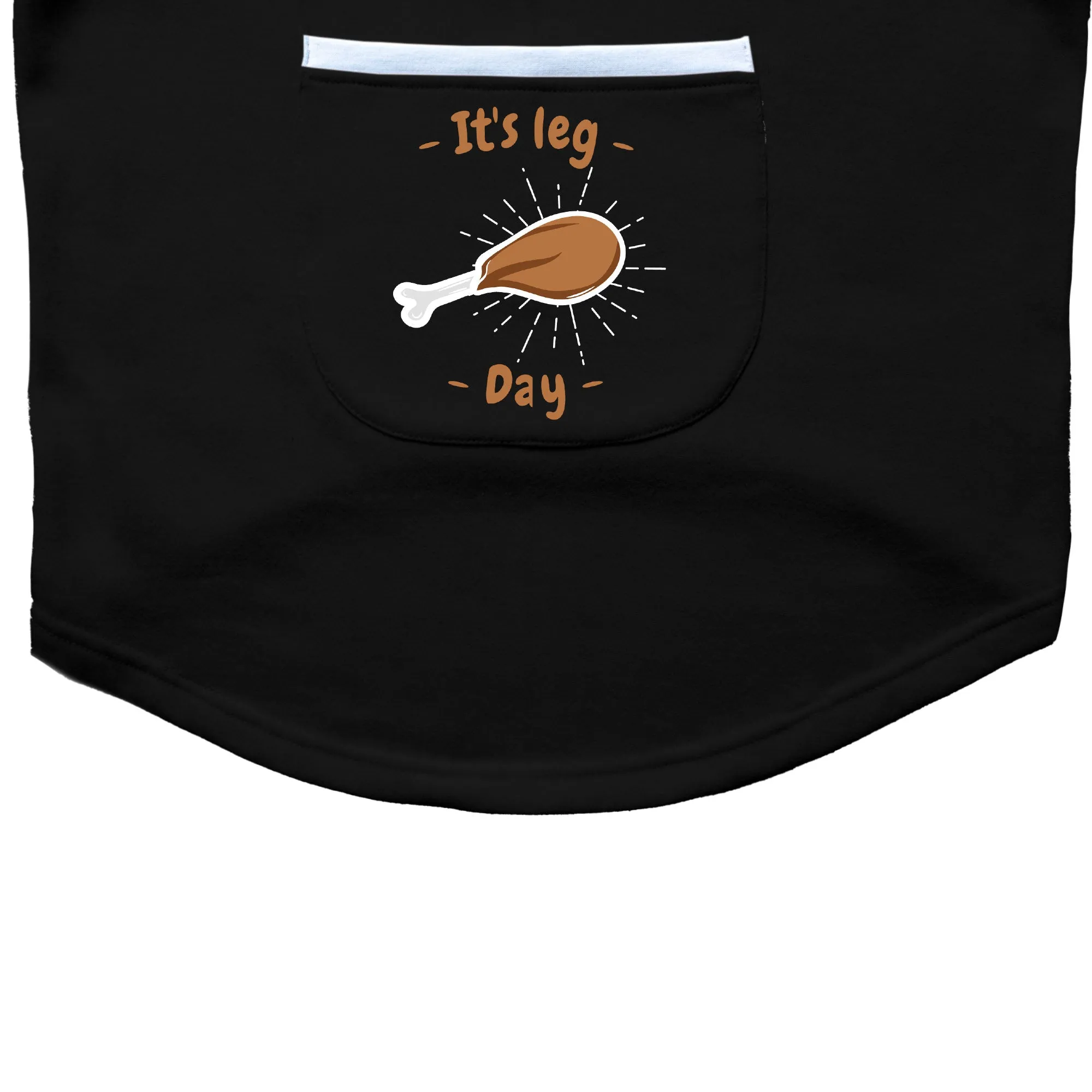 Ruse 'Basics' "It's Leg Day!" Printed Crew Neck Full Sleeve Expedition Sweatshirt For Dogs