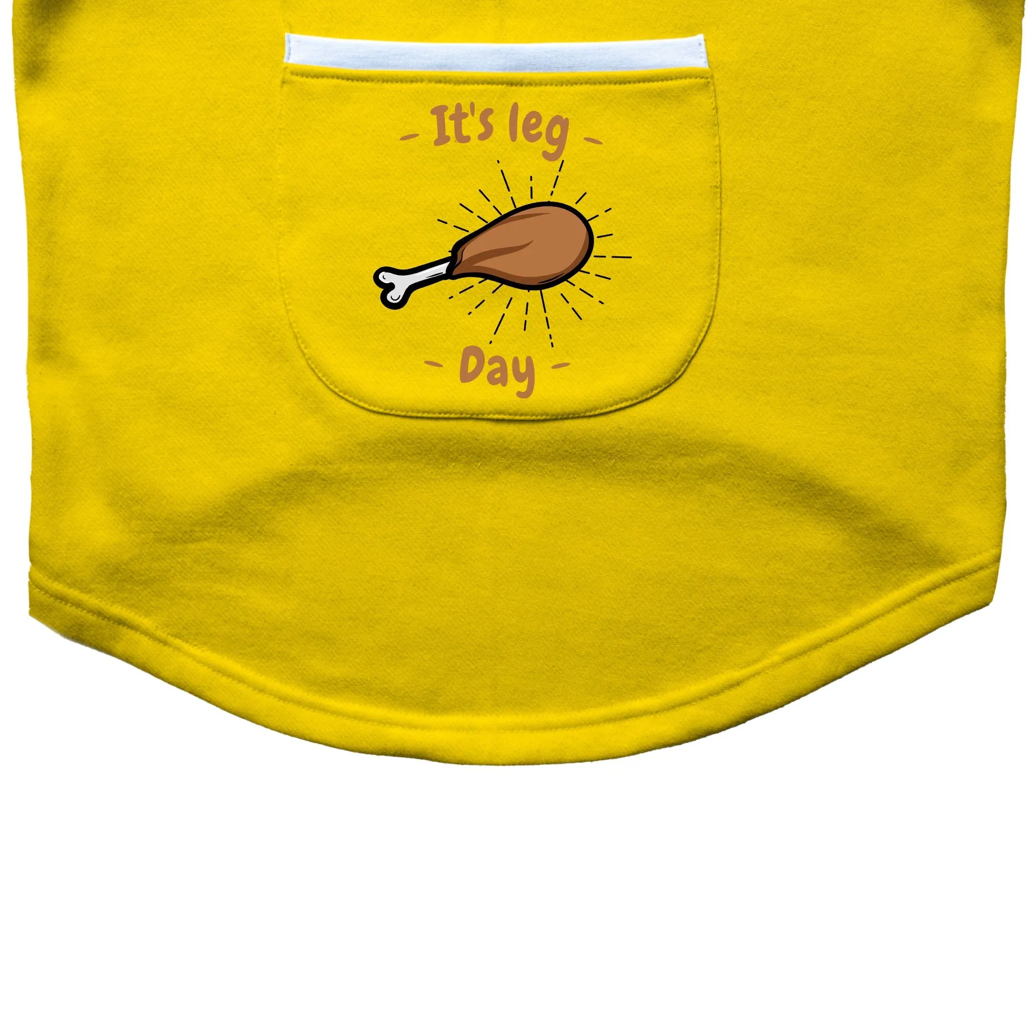 Ruse 'Basics' "It's Leg Day!" Printed Crew Neck Full Sleeve Expedition Sweatshirt For Dogs