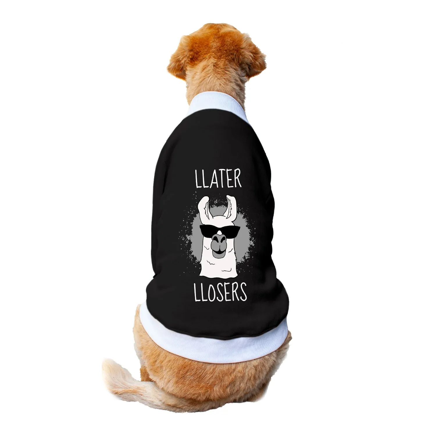 Ruse 'Basics' "Llater Llosers" Printed Crew Neck Full Sleeve Sweatshirt For Dogs