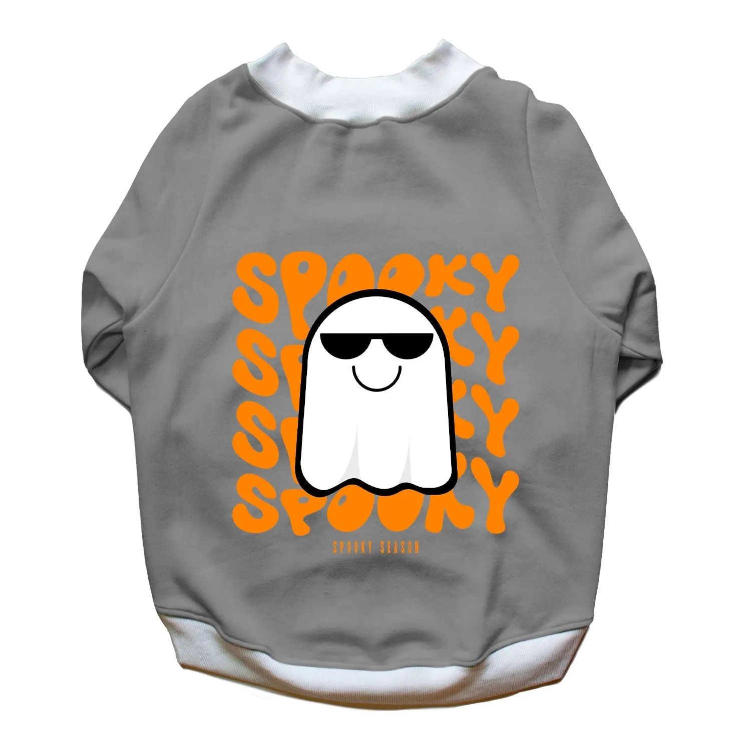 Ruse 'Basics' "Spooky Halloween" Printed Crew Neck Full Sleeve Sweatshirt For Dogs