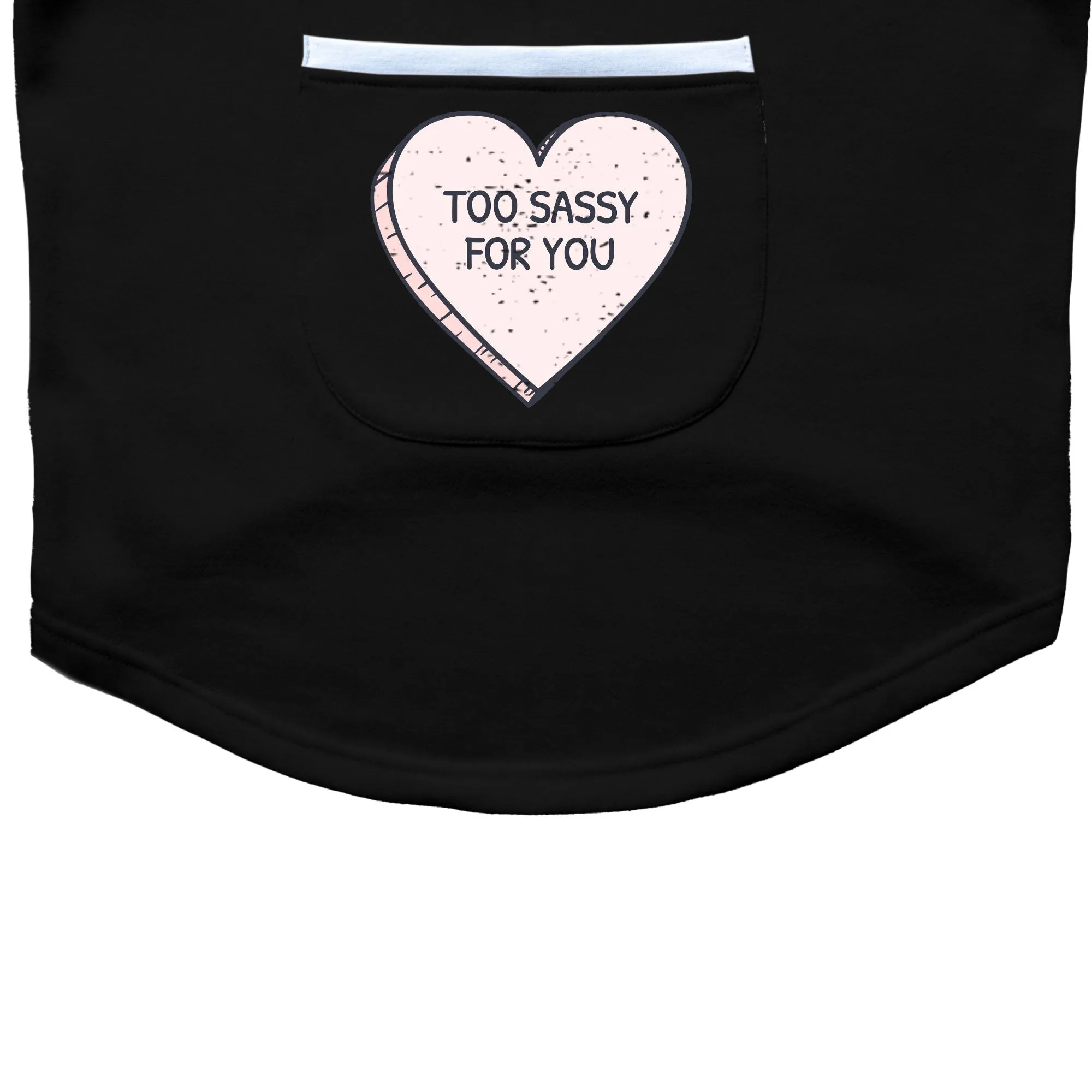 Ruse 'Basics' "Too Sassy For You" Printed Crew Neck Full Sleeve Expedition Sweatshirt For Dogs