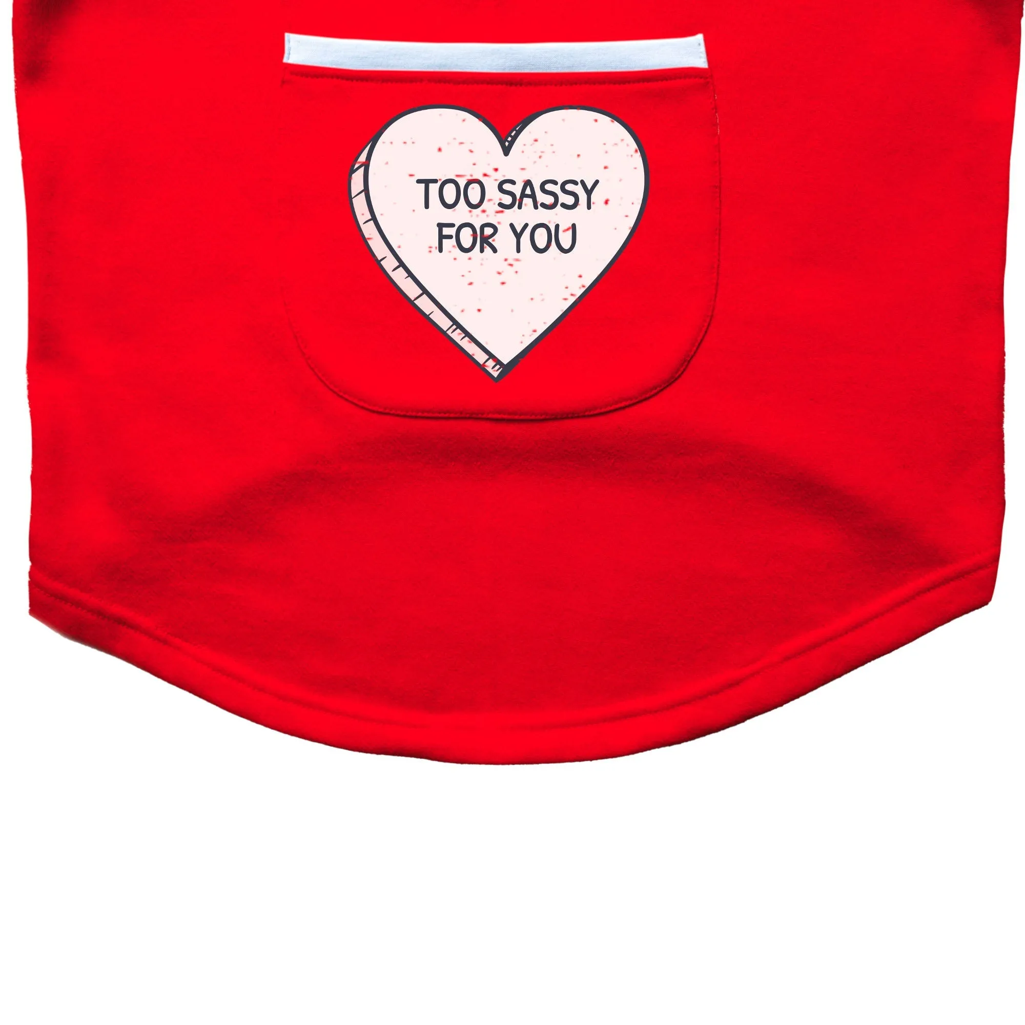 Ruse 'Basics' "Too Sassy For You" Printed Crew Neck Full Sleeve Expedition Sweatshirt For Dogs